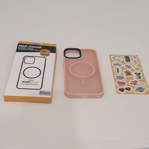 Mag Guard Pink iPhone 14 case - Picture 1 of 8
